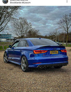 Audi S3 8V with some short 3D gel plates