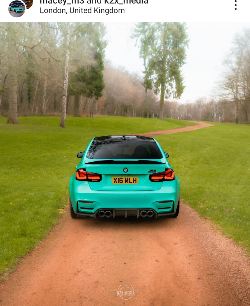 BMW M3 F80 with some hex 4D plates