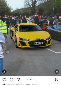 Audi R8 V10 Performance with some legal 4D plates