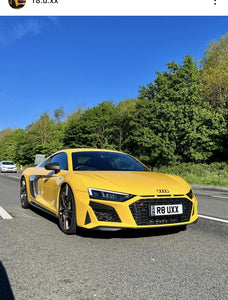 Audi R8 V10 Performance with some legal 4D plates