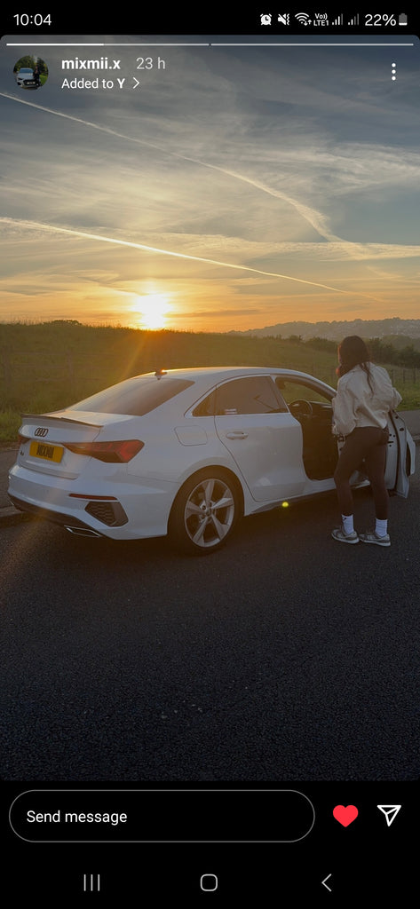 Audi A3 8Y with some 4D plates