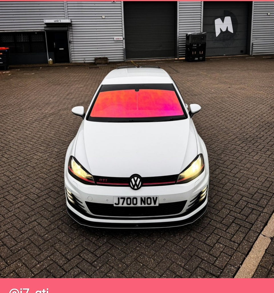 VW Golf GTI with some short 4D plates