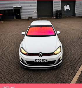 VW Golf GTI with some short 4D plates