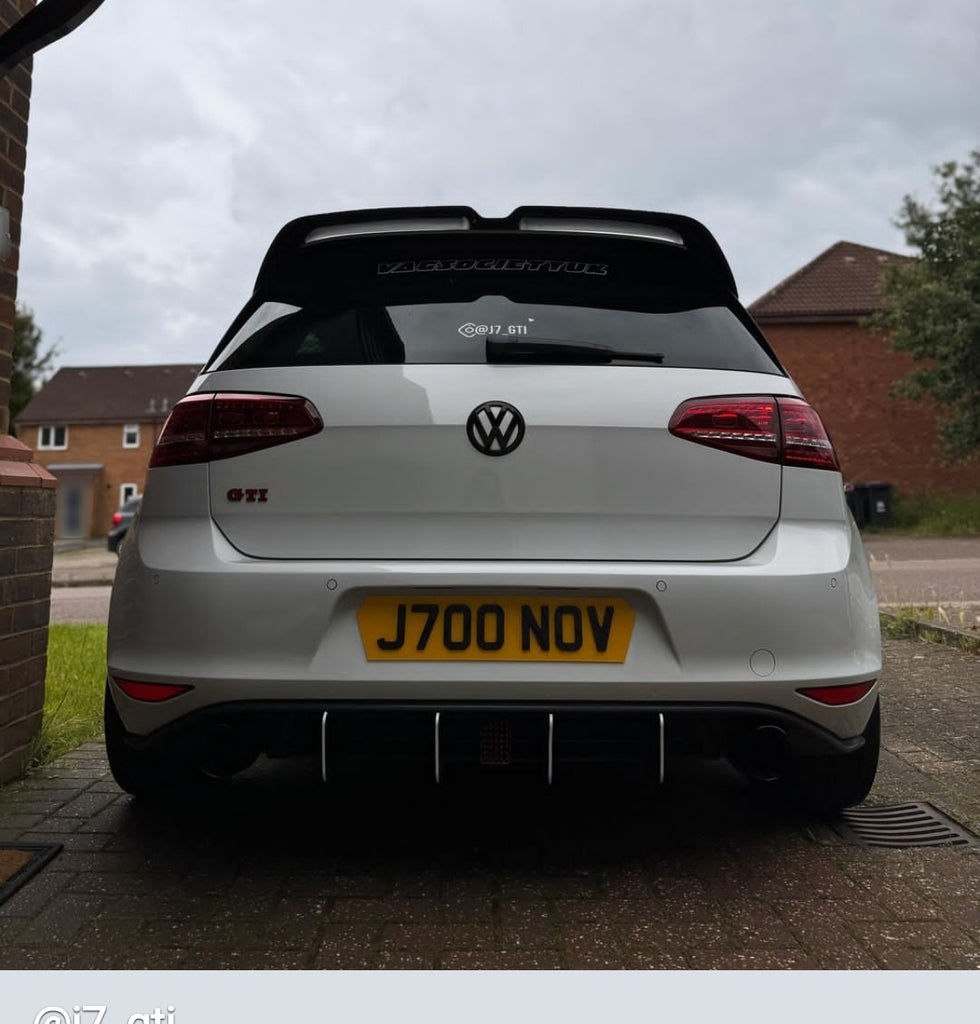 MK7 VW Golf GTI with some hex 4D plates