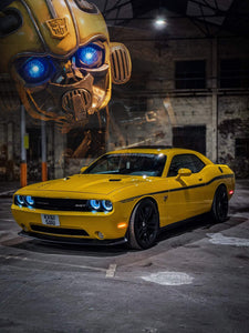 Dodge Challenger Yellow Jacket with some Import 3D gel plates