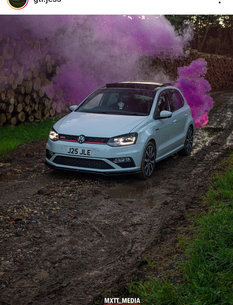 VW Polo GTI with some short 3D gel plates