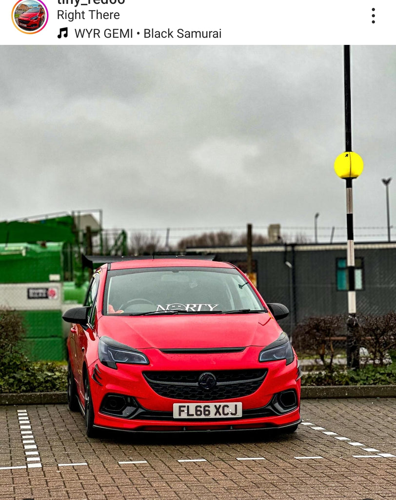 Vauxhall Corsa VXR with some 4D gel plates