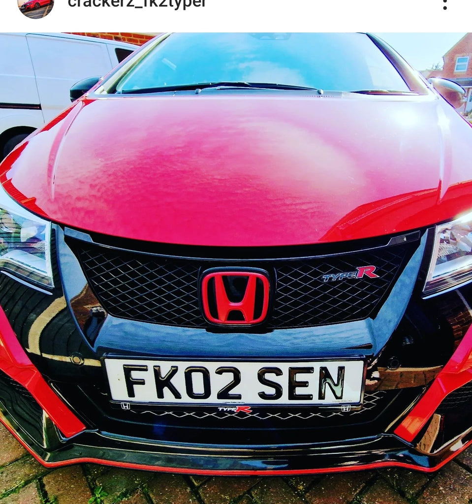 Honda Civic Type R FK2 with some 3D gel plates