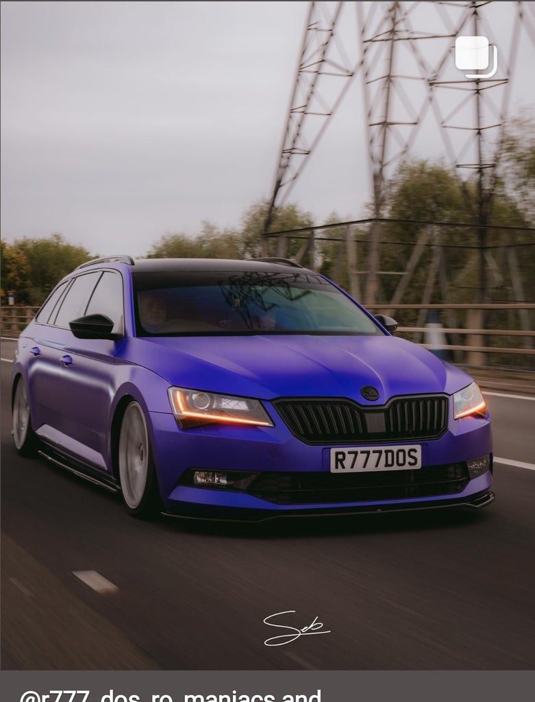 Skoda Superb with some 3D gel plates