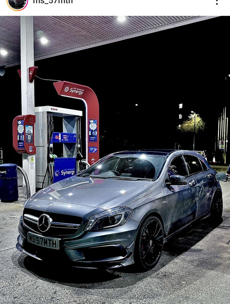 Mercedes A45 AMG with some 3D gel plates