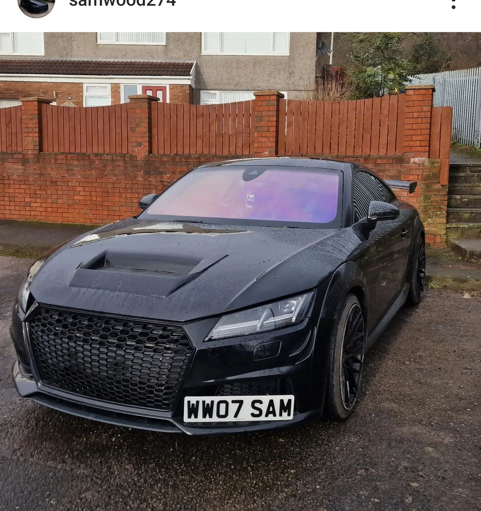 Audi TT with some short 4D plates