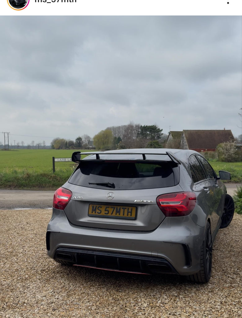 Mercedes A45 AMG with some tinted 3D gel plates