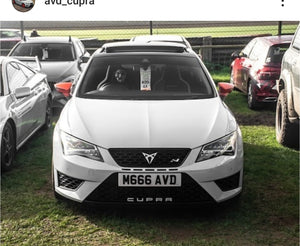 Seat Cupra with some 4D gel plates