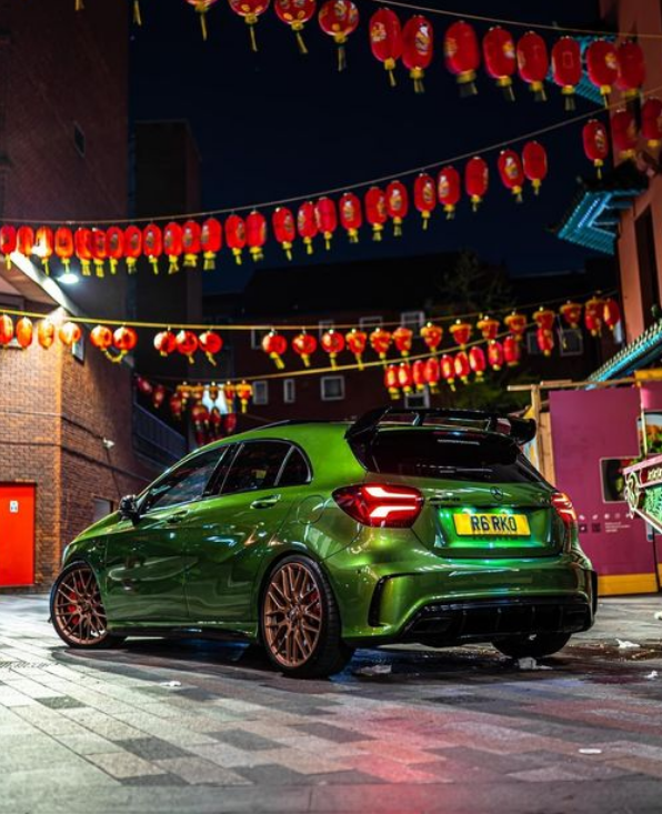 AMG A45 with some Crystal 4D plates