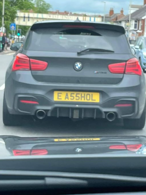 Arsehole private reg for this BMW M140i