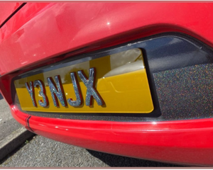 Ford Ka with some tinted glitter plates