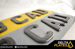 3D GEL's on 4D Black laser cut - TINTED PLATES!