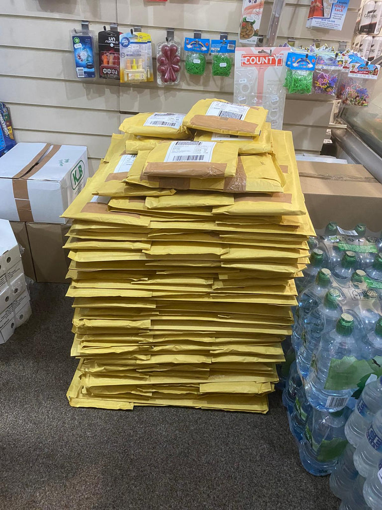 All your 3D and 4D plates getting dropped off at the parcel shop ...
