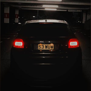 Audi S3 8P - with custom 4D plates