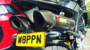 Bespoke Bike size 4D plates for this Yamaha R1