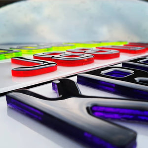 Multicoloured 4D gel plates