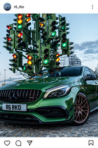 Mercedes AMG A45 - Black Friday sale 15% off all 3D and 4D plates