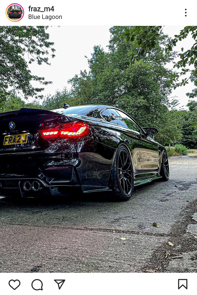 BMW M4 with some 3D gel plates