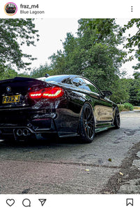 BMW M4 with some 3D gel plates