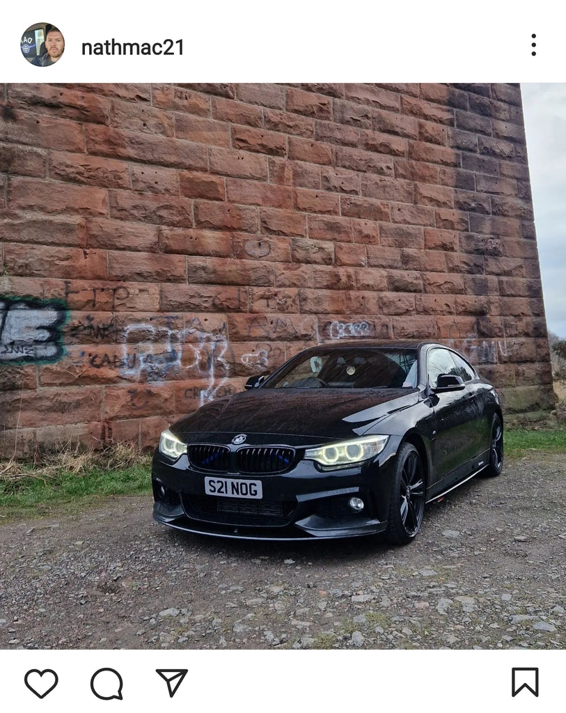 BMW 4 Series with some 3D gel plates