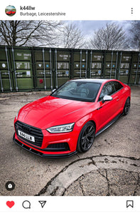 Audi S5 with some 3D gel plates