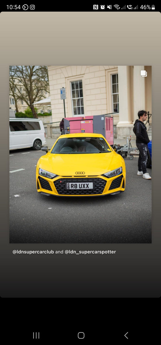 Audi R8 V10 Performance with some 4D gel plates – Delta Plates