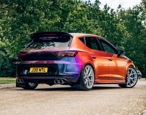 Purple Seat Cupra with some short 4D gel plates