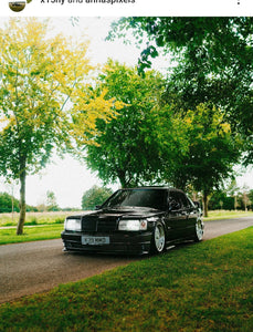 Mercedes 190e with some tinted 3D gel plates
