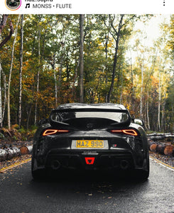 Toyota Supra GR with some short 3D gel plates