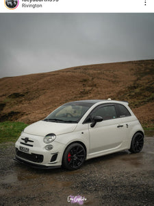 Fiat Abarth 595 with some 3D gel plates