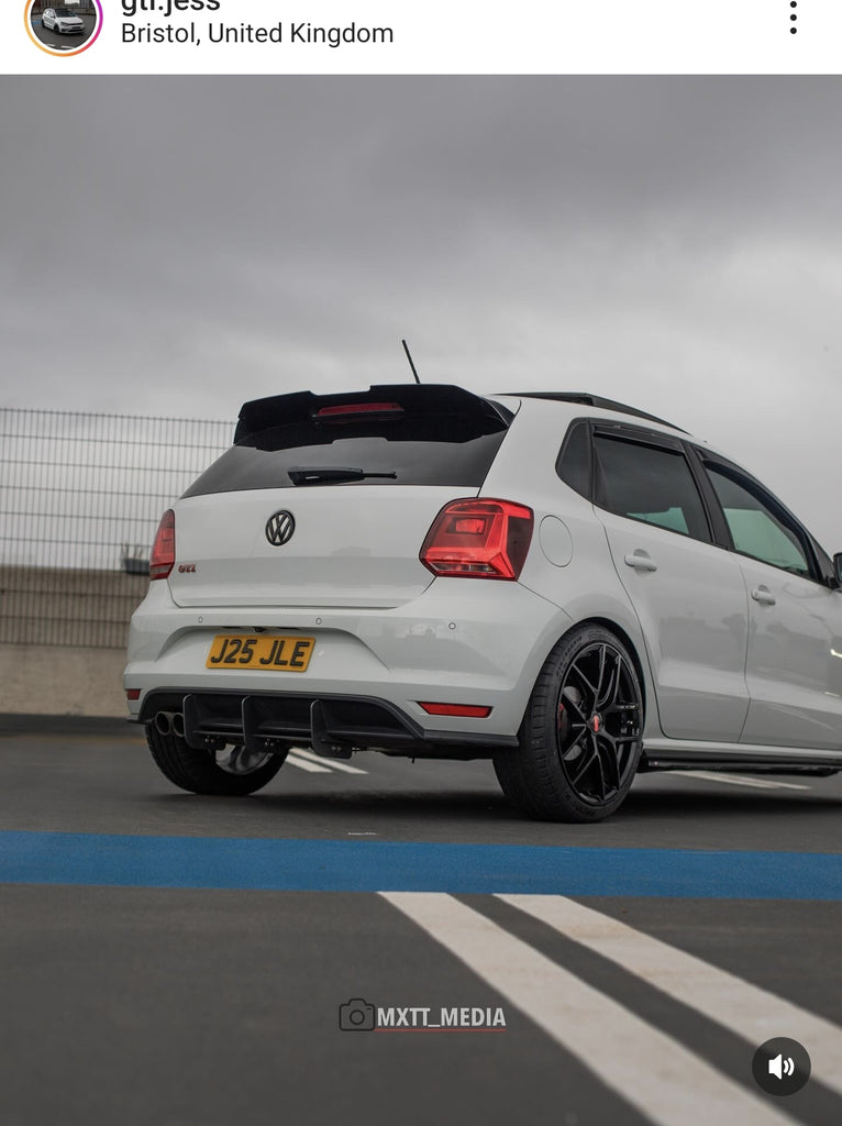 VW Polo GTI with some short 3D gel plates