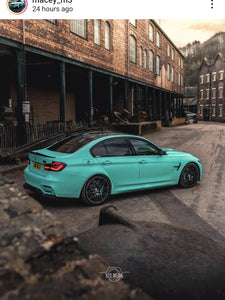 F80 BMW M3 with some tinted 3D gel plates