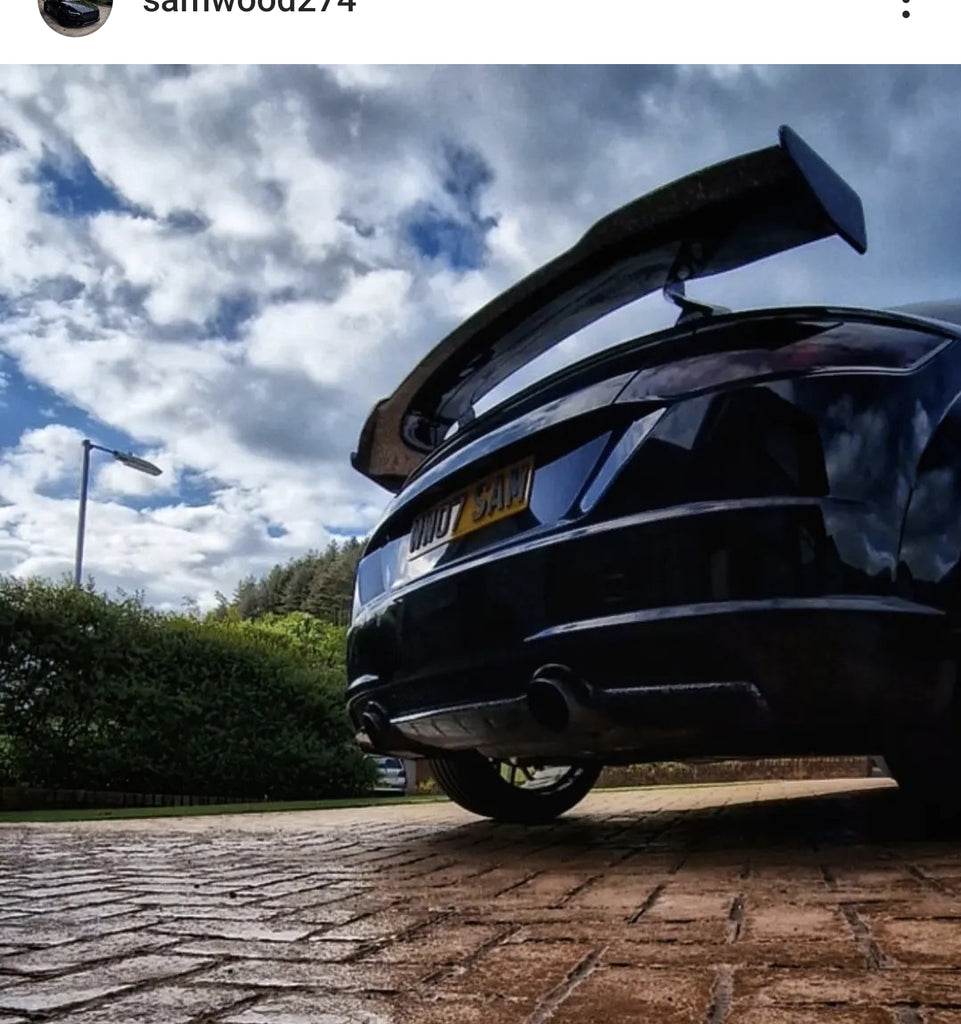 Audi TT MK3 with some short 4D plates