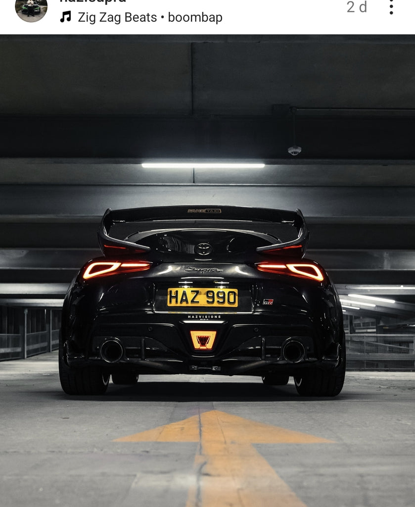 Toyota Supra GR with some 4D gel plates