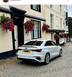 Audi A3 8Y with some hex 4D plates