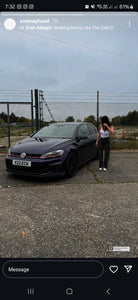 VW Golf GTI with some short 3D gel plates