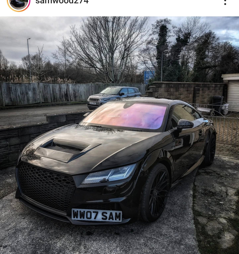 Audi TT with some short 4D plates