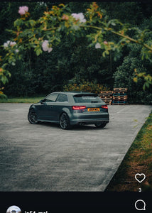 Audi S3 8V with some short 4D gel plates