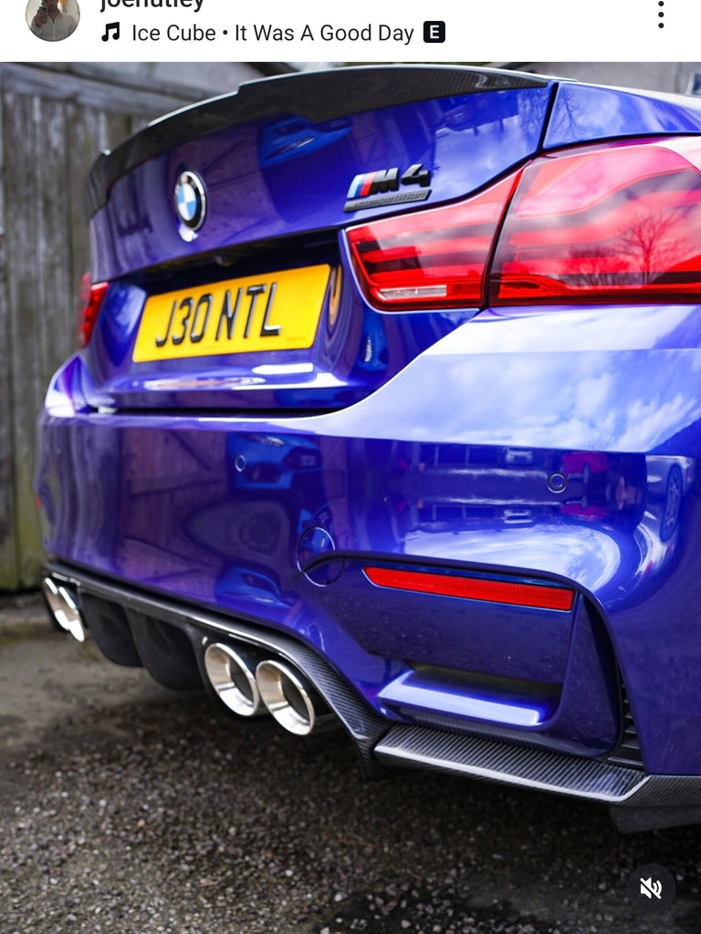 BMW M4 F82 with some 3D gel plates