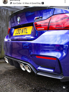 BMW M4 F82 with some 3D gel plates
