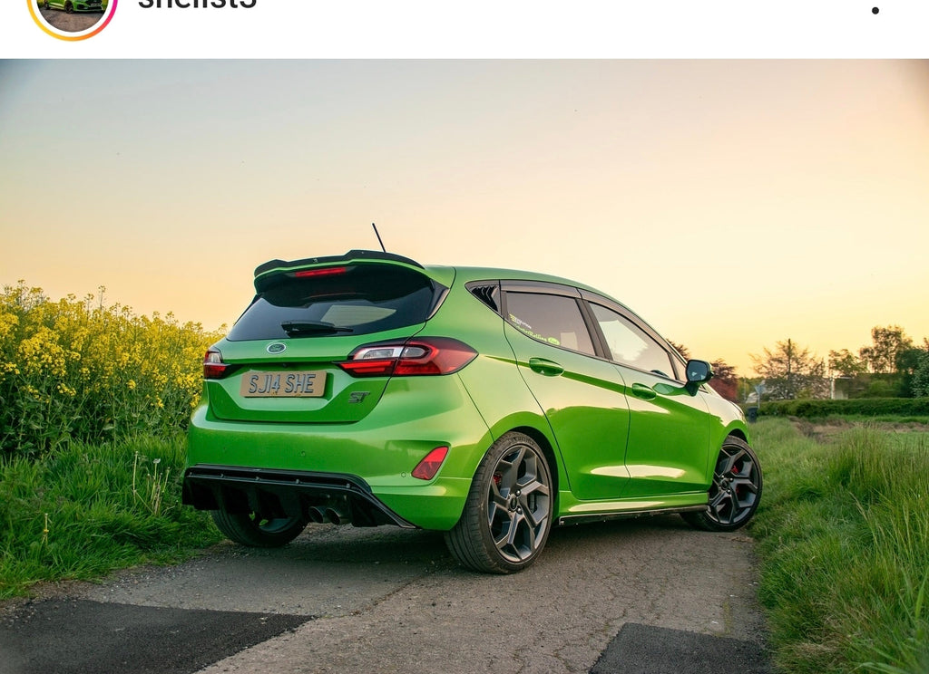 Ford Fiesta ST with some short 3D gel plates