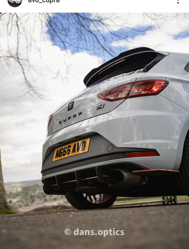 Seat Cupra with some 4D plates