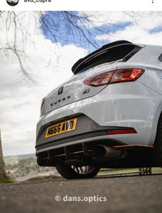 Seat Cupra with some 4D plates