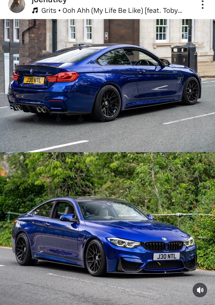 BMW M4 F82 with some 4D gel plates