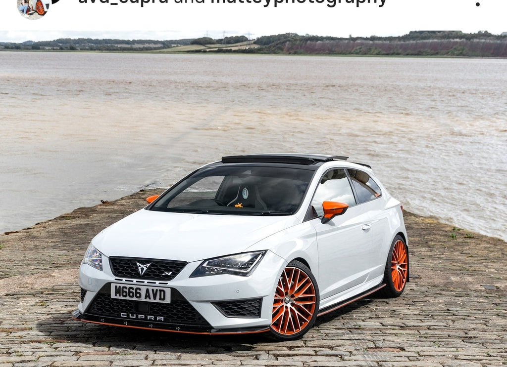Seat Cupra with some 4D gel plates